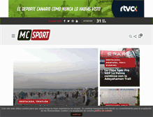 Tablet Screenshot of macaronesiasport.com